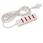 Electricidad | Alargue 4 x 3enL / Cable 3 mts | VIVION