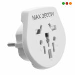Electricidad | Adaptador Universal a Schuko | Blanco VIVION