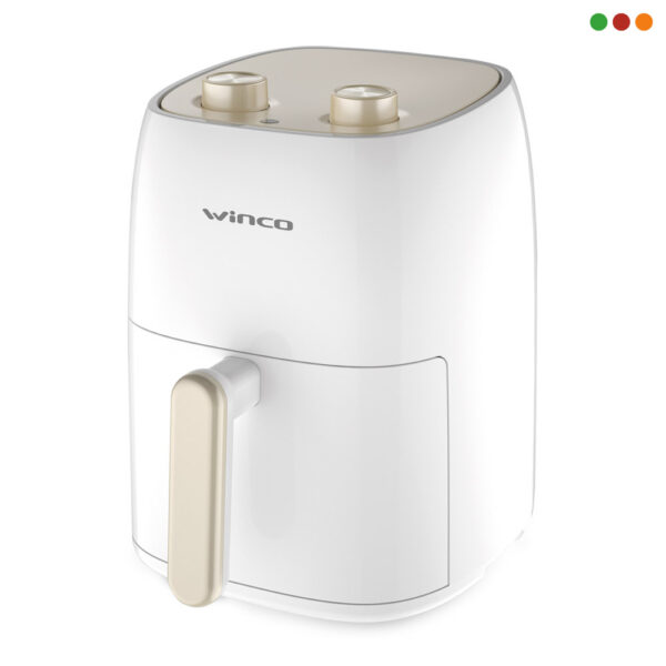 Winco | Freidora sin Aceite 4,5 L - Blanca - Temporizador - W131