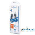 Cable Audio 3,5" M/M 1,80m Bolsita Manhattan - Imagen 4