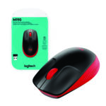 Mouse Logitech M190 inalámbrico rojo