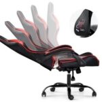 Silla Gamer Lumax ROM negro/rojo