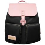 Mochila Gaston Luga Pärlan Negro/Rosado