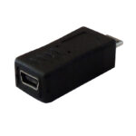 Adaptador mini USB hembra a micro USB macho