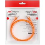 Cable Patchcord Hikvision 3m Cat 6 naranja
