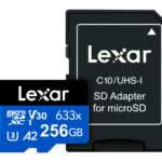 Memoria microSDXC Lexar 256GB 633x UHS-I Blue Series
