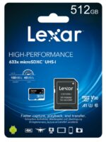 Memoria microSDXC Lexar 512GB 633x UHS-I Blue Series
