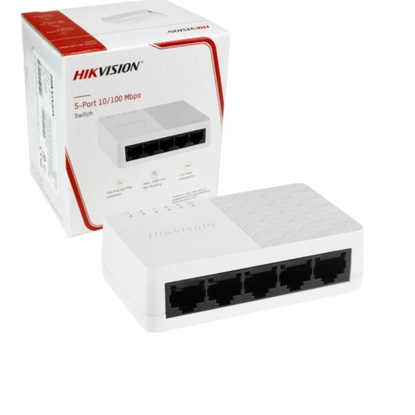 Switch Hikvision 5 puertos