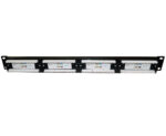 Patchera 24 puertos cat 6e para rack