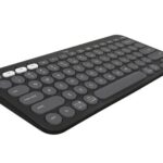 Teclado Logitech K380S Pebble Keys 2 bluetooth grafito