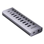 HUB USB-C Unitek 10 en 1 5Gbps con interruptor