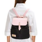 Mochila Gaston Luga Pärlan Negro/Rosado - Imagen 3