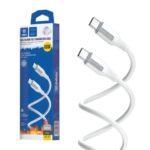 Cable Inkax USB-C 3.1a 1m blanco