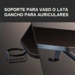 Escritorio gamer RGB Brateck con espejos - Imagen 4