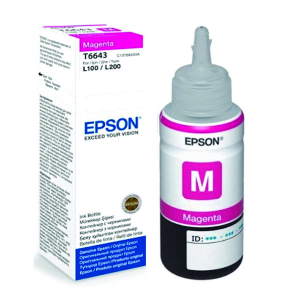 Botella de Tinta Epson a granel 70ml color magenta