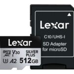 Memoria microSDXC Lexar Pro 512GB Silver Plus