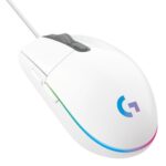 Mouse Logitech G203 Lightsync RGB blanco