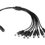 Cable splitter de poder NRG+ 1 a 8 ideal CCTV