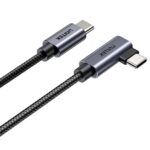 Cable Unitek USB-C a USB-C 90 grados PD 100w 1m - Imagen 3