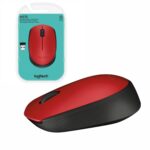 Mouse Logitech M170 inalámbrico rojo