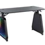 Escritorio gamer RGB Brateck con espejos