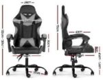 Silla Gamer Lumax ROM negro/gris - Imagen 2