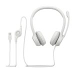 Audifono Logitech USB H390 c/microfono blanco