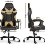 Silla Gamer Lumax ROM negro/amarillo