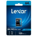 Memoria SDXC Lexar 800X Pro 64GB Blue Series