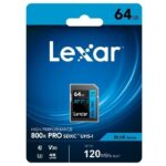 Memoria SDXC Lexar 800X Pro 64GB Blue Series