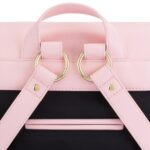 Mochila Gaston Luga Pärlan Negro/Rosado - Imagen 5