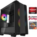 Equipo Gamer Ryzen 5 4500, 16GB, 480GB, RX 580 8GB
