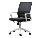 Silla de oficina Ryan negro y blanco