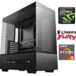Equipo Gamer Ryzen 5 7600X, 16GB, 1TB, RTX 5070 12GB