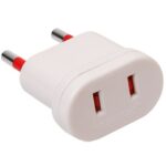 Adaptador S/T americana a ficha S/T blanco Conatel