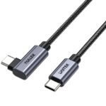Cable Unitek USB-C a USB-C 90 grados PD 100w 1m - Imagen 2