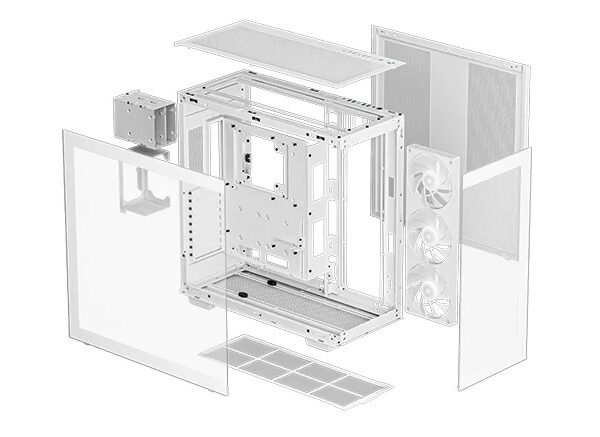 Gabinete Deepcool CH780 blanco