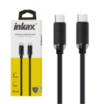 Cable Inkax USB-C / USB-C 100W 1m negro