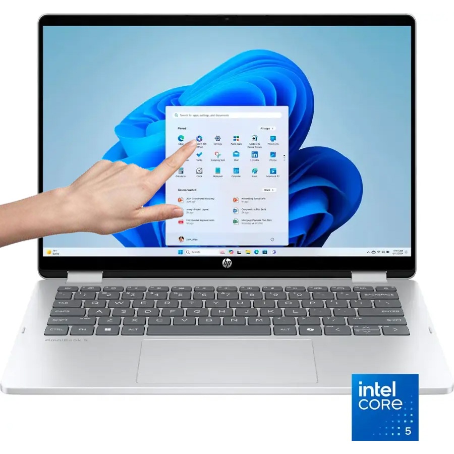 913c8cafa0935e301c7a7210e578a03154eb0546171f2c1a.jpg Notebook Convertible HP Core 5 120U 5.0Ghz, 8GB, 512GB SSD, 14" FHD+ Touch - Imagen 1