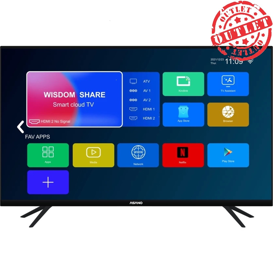 913c8cafa0935e301c7a7210e578a031c6c019e5a22460cf.jpg TV LED Asano 50'' Full HD sin bordes SMART (con detalles) - Imagen 1