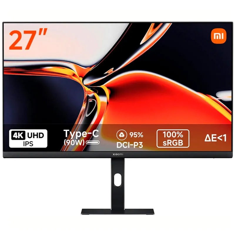 913c8cafa0935e301c7a7210e578a031103b91efeb09189a.jpg Monitor Xiaomi 4K 27" UHD Profesional - Imagen 1