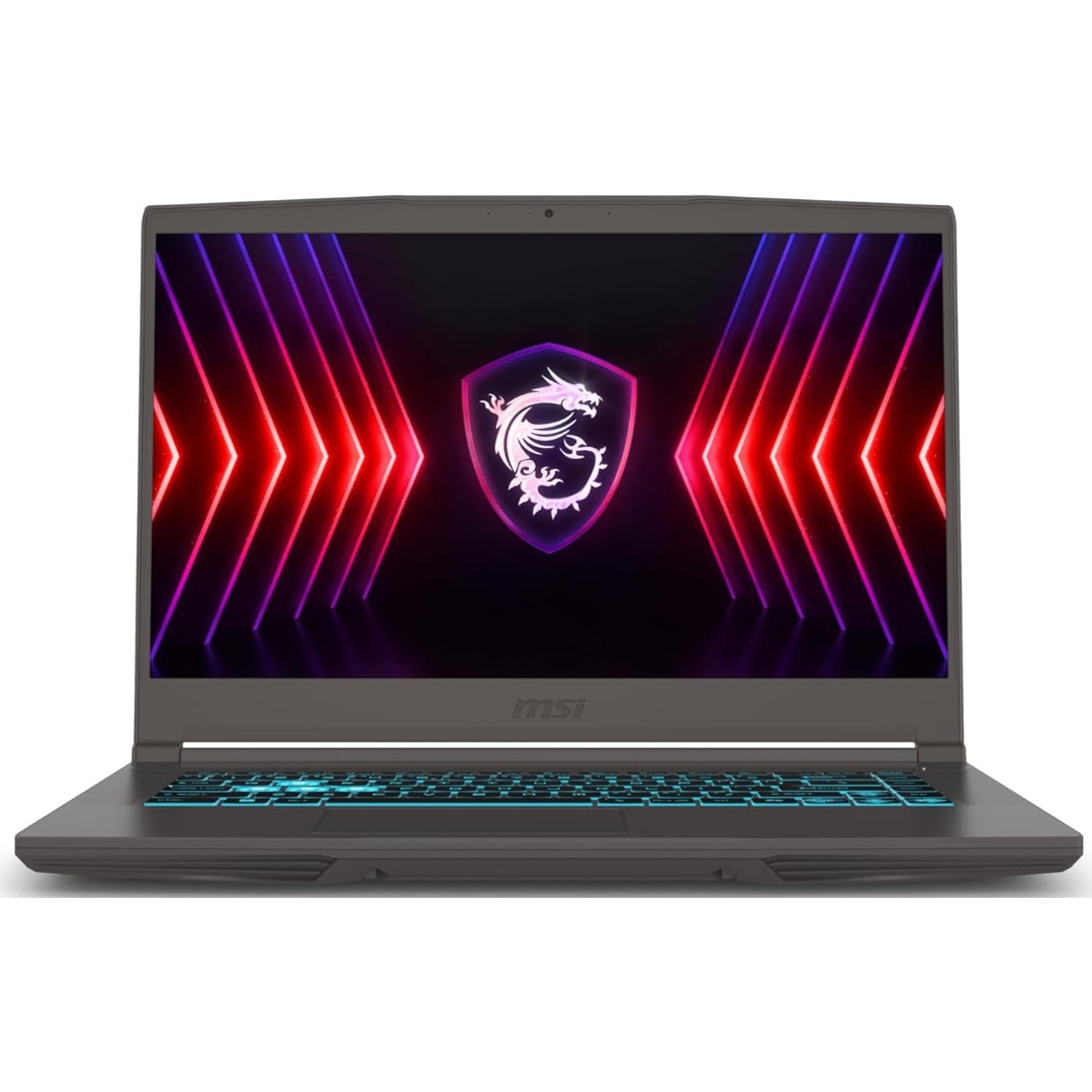 913c8cafa0935e301c7a7210e578a0311d91353053447dbf.jpg Notebook Gamer MSI Ryzen 5 4.6Ghz, 8GB, 512GB SSD, 15.6" FHD, RTX 4050 6GB - Imagen 1