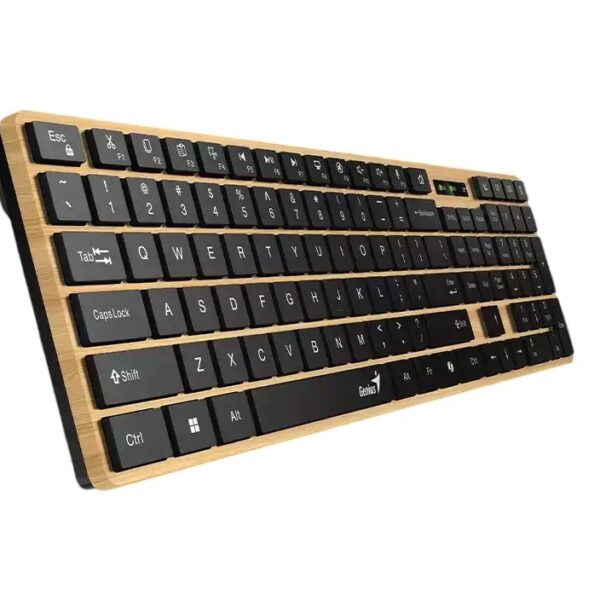 Teclado Genius SlimStar 7250BT madera Bluettoth