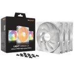 Fan be quiet! Light Wings LX 140mm PWM HS x 3 blanco - Imagen 2