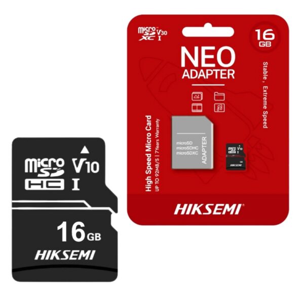 Memoria Micro SD Hiksemi 16GB Clase 10