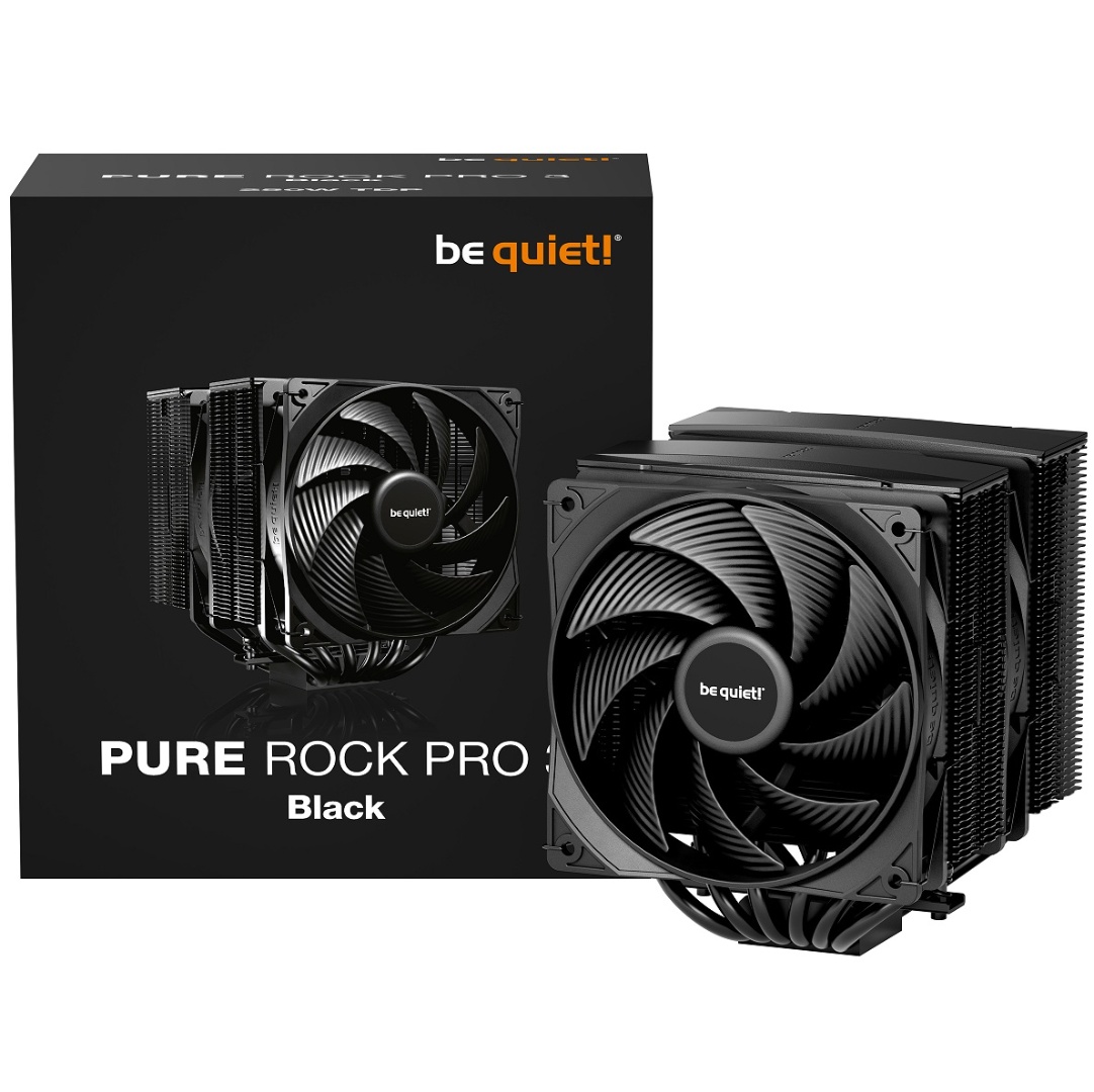 913c8cafa0935e301c7a7210e578a0314cf179b492a4fa9b.jpg Air Cooler be quiet! Pure Rock Pro 3 negro - Imagen 1