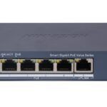 Switch PoE Hikvision Smart 4 puertos gigabit