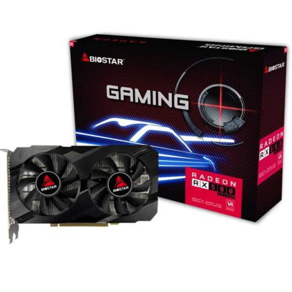 Tarjeta Video Biostar RX580 2048SP 8GB Black