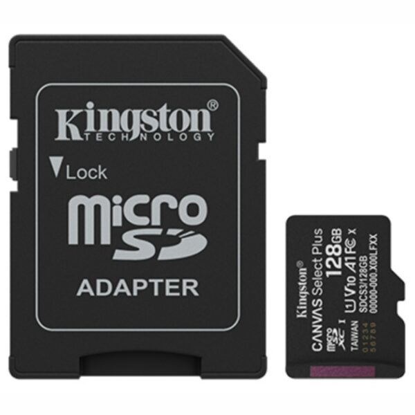 Memoria MicroSD Kingston Select Plus 128GB clase 10