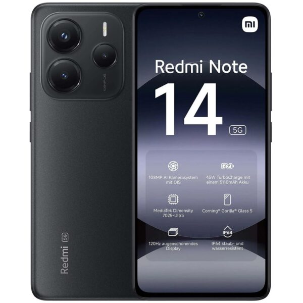 Xiaomi Redmi Note 14 5G 8GB 256GB negro
